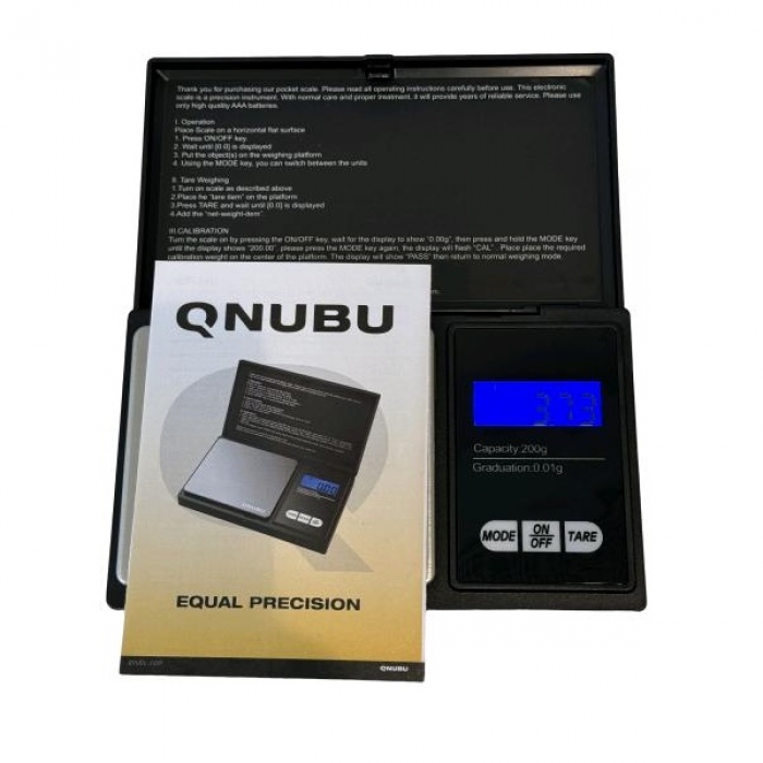 Ζυγαριά Ακριβείας | QNUBU EQUAL PRECISION (0.01G - 200G)
